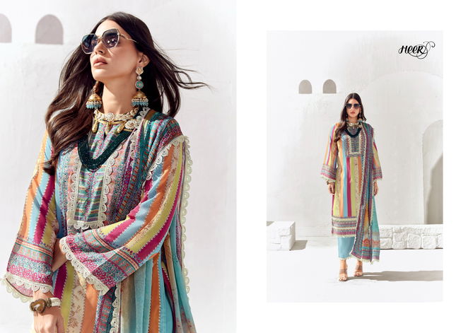 Layla By Kimora Heer Lawn Cotton Printed Salwar Kameez Wholesale Suppliers In Mumbai
